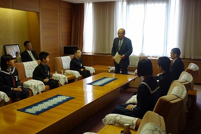 第41回全国スポーツ少年団剣道交流大会（表敬訪問）