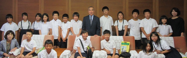 八幡小学校の皆さん