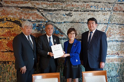 財政基盤強化対策県議会議長協議会要望活動