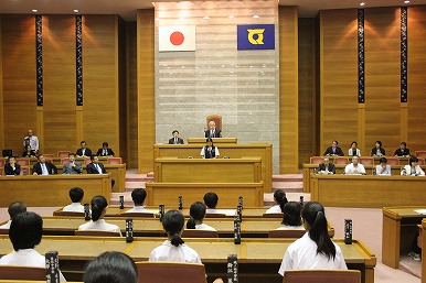 意見交換会報告会（議場）