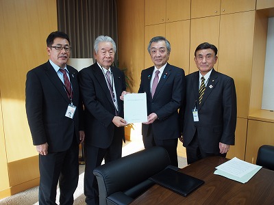 全国都道府県議会議長会国土交通委員会要請活動の画像