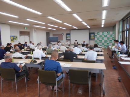 水稲種子生産組合総会の様子