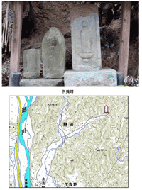 旧熟田峠地蔵尊 供養塔