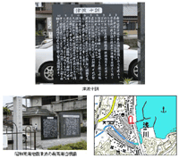 津波十訓 昭和南海地震津波の最高潮位標識