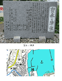 浅川観音堂 宝永ノ津浪