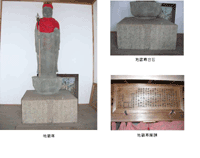 浅川観音堂 地蔵尊 地蔵尊台石 地蔵尊扁額