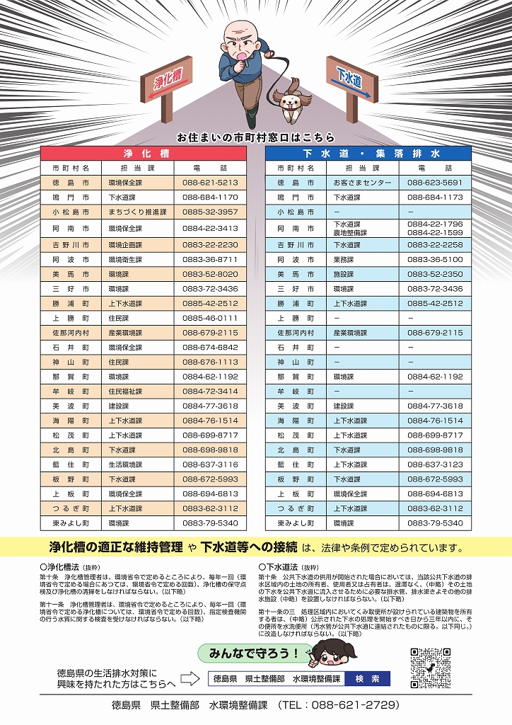 リーフレット裏
市町村窓口（下水道、浄化槽）(別ウィンドウで開く)