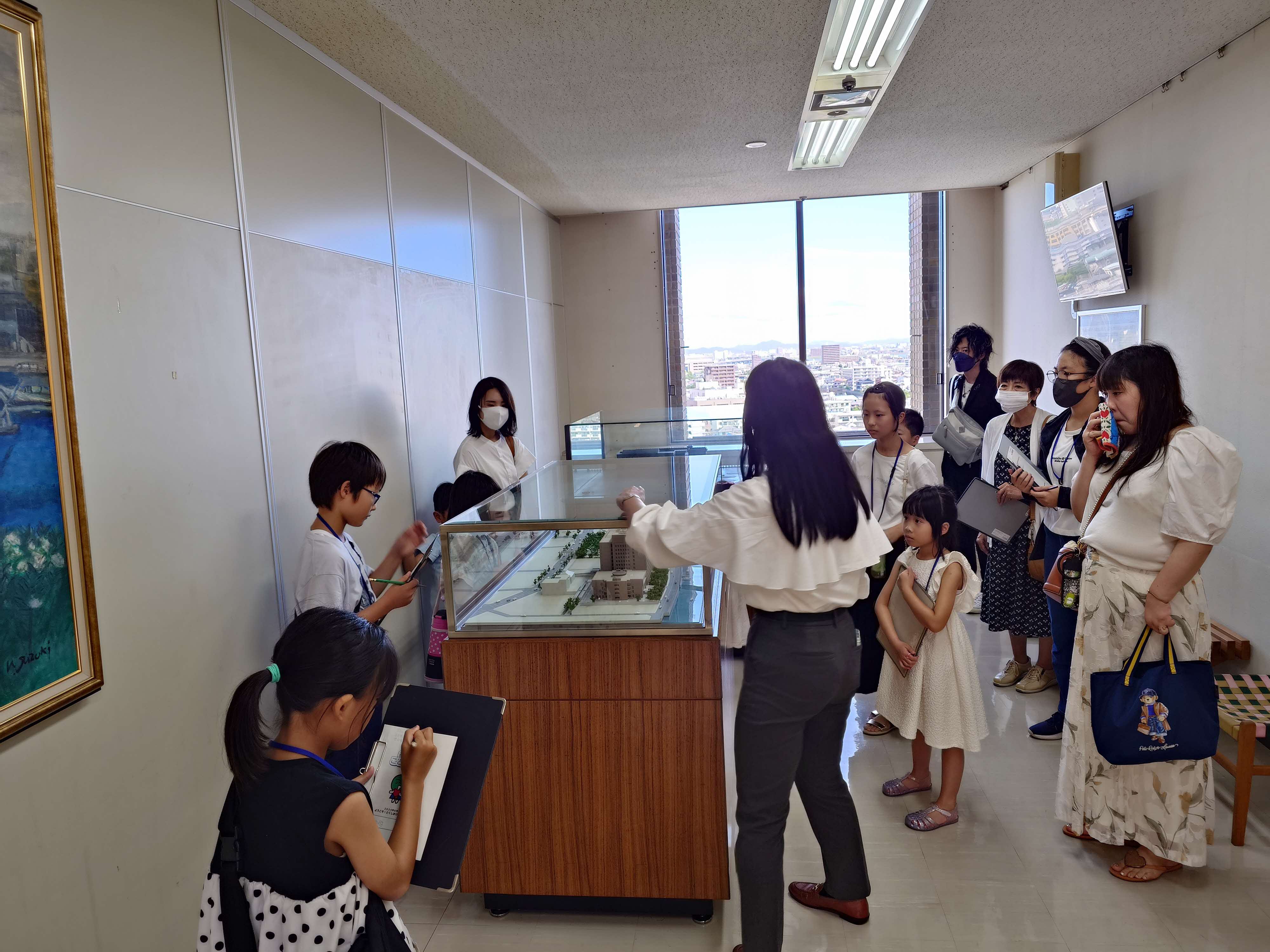 展望ロビー見学