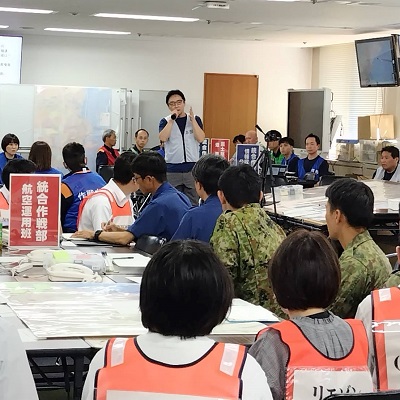 県災害対策本部図上訓練の写真1