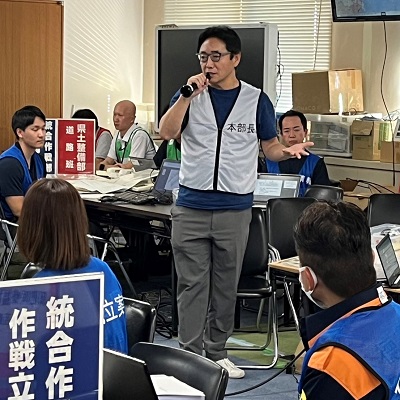 県災害対策本部図上訓練の写真4