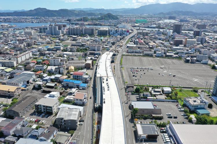 令和6年9月下旬に撮影した工事状況写真です。
