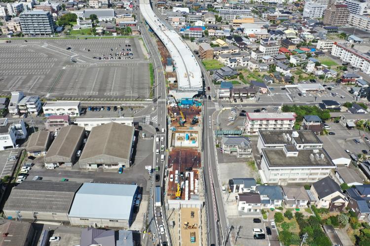 令和6年9月下旬に撮影した工事状況写真です。