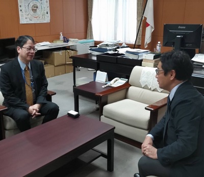 面会：矢野和彦 文部科学省文部科学審議官の写真2