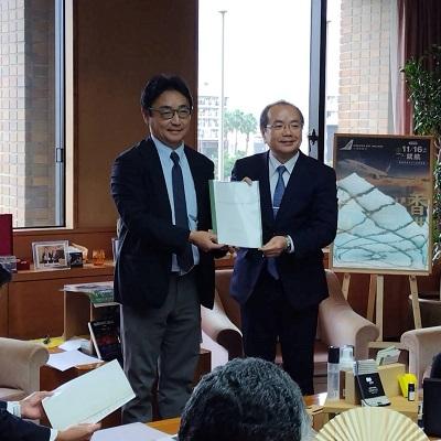 徳島県市長会からの要望の写真