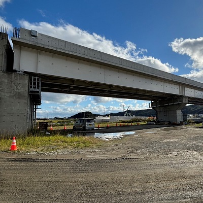 視察：徳島南部自動車道小松島南ICの写真2