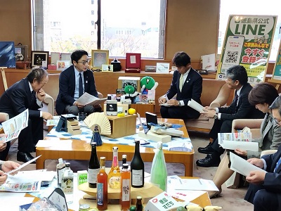 影治信良 徳島県国土調査推進協議会会長他から令和7年度地籍調査事業の予算要望の写真3