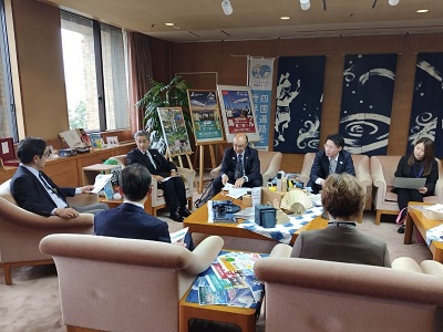 面会：半井真司 (一社)四国ツーリズム創造機構代表理事他の写真2