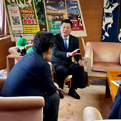 面会：橋本力哉(株)テレコメディア代表取締役社長の写真2