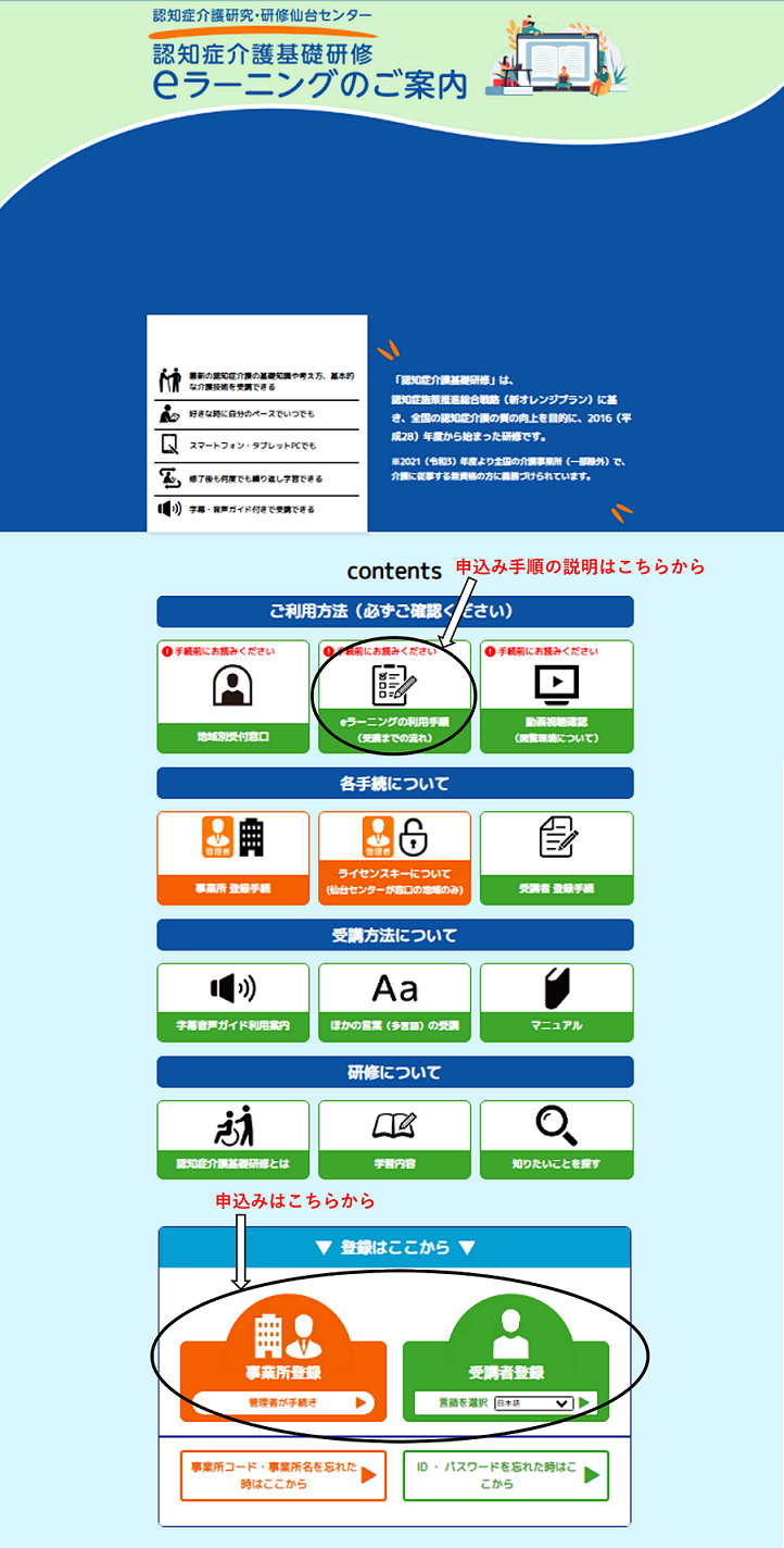 受講申込の流れ