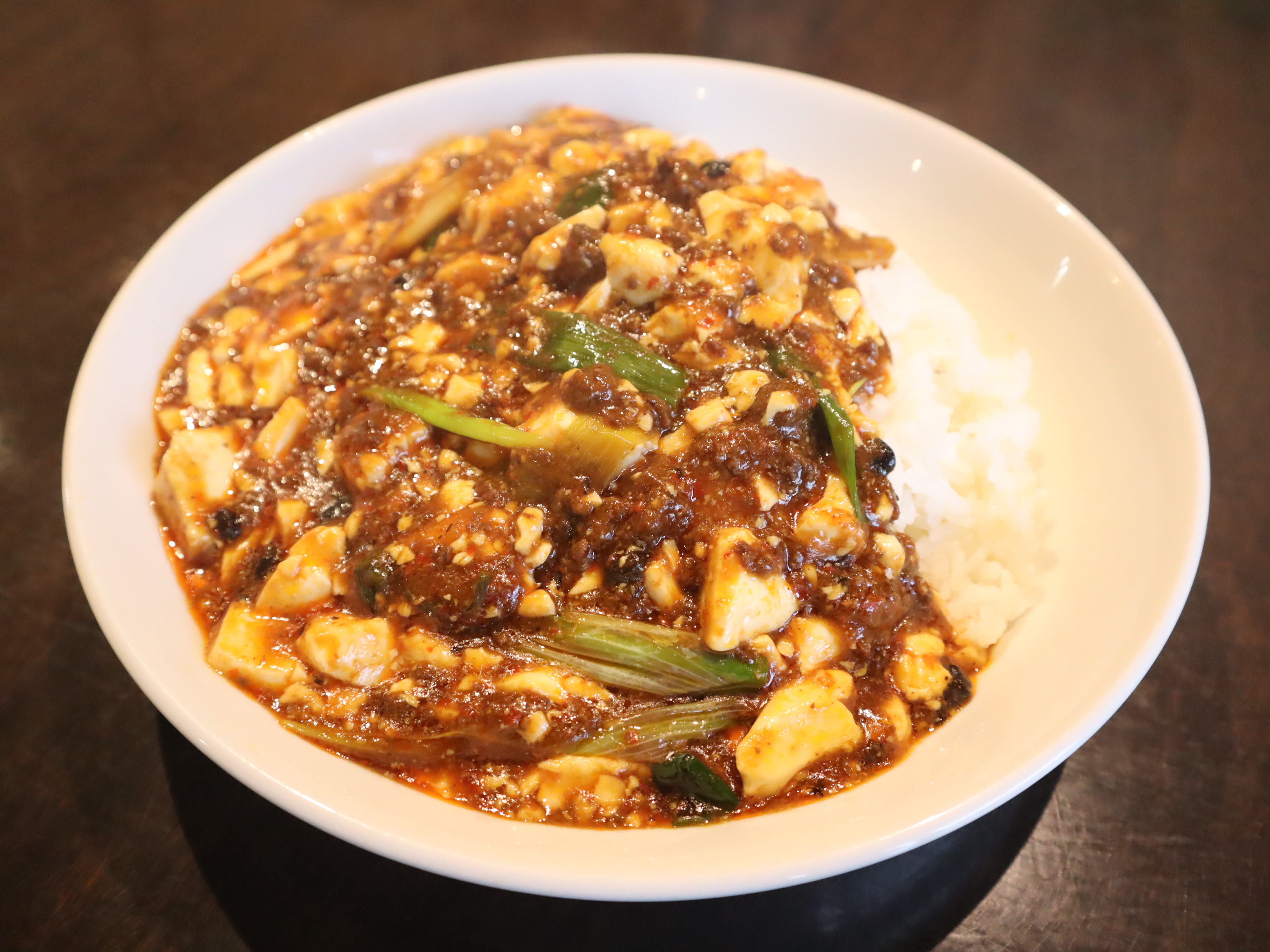 鹿肉の麻婆豆腐の写真