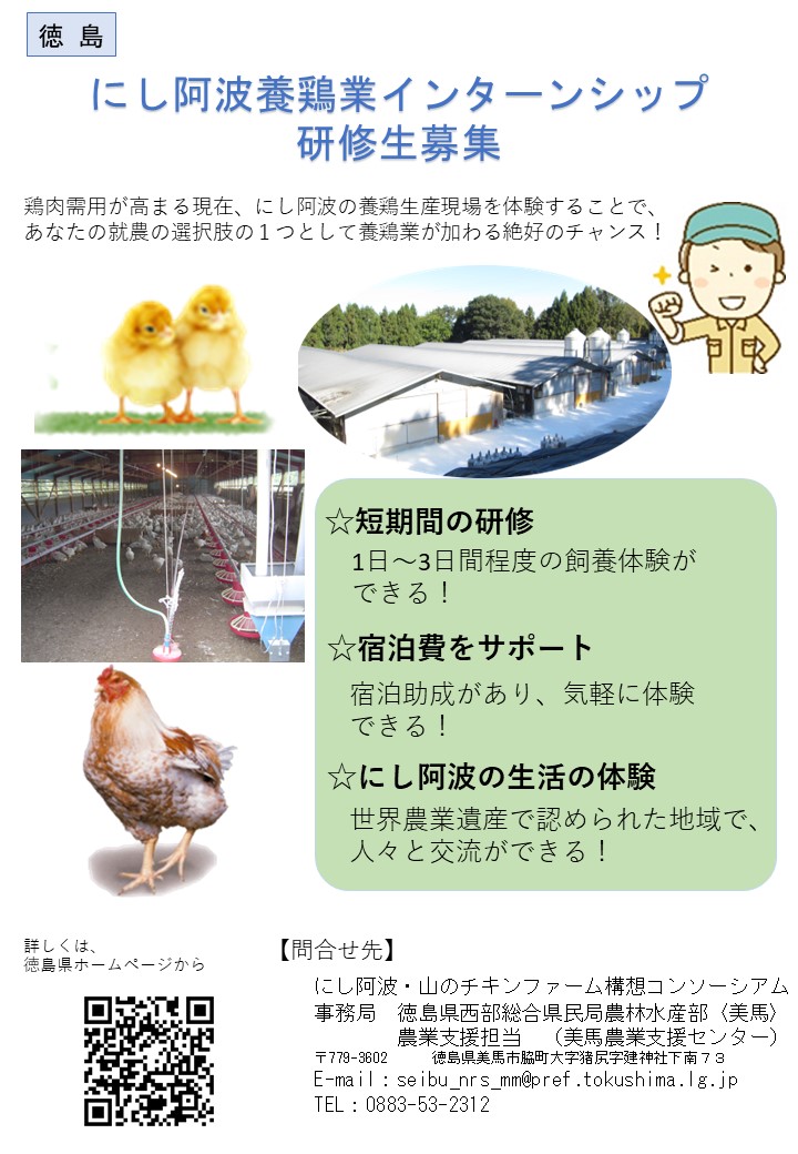 研修生募集チラシ