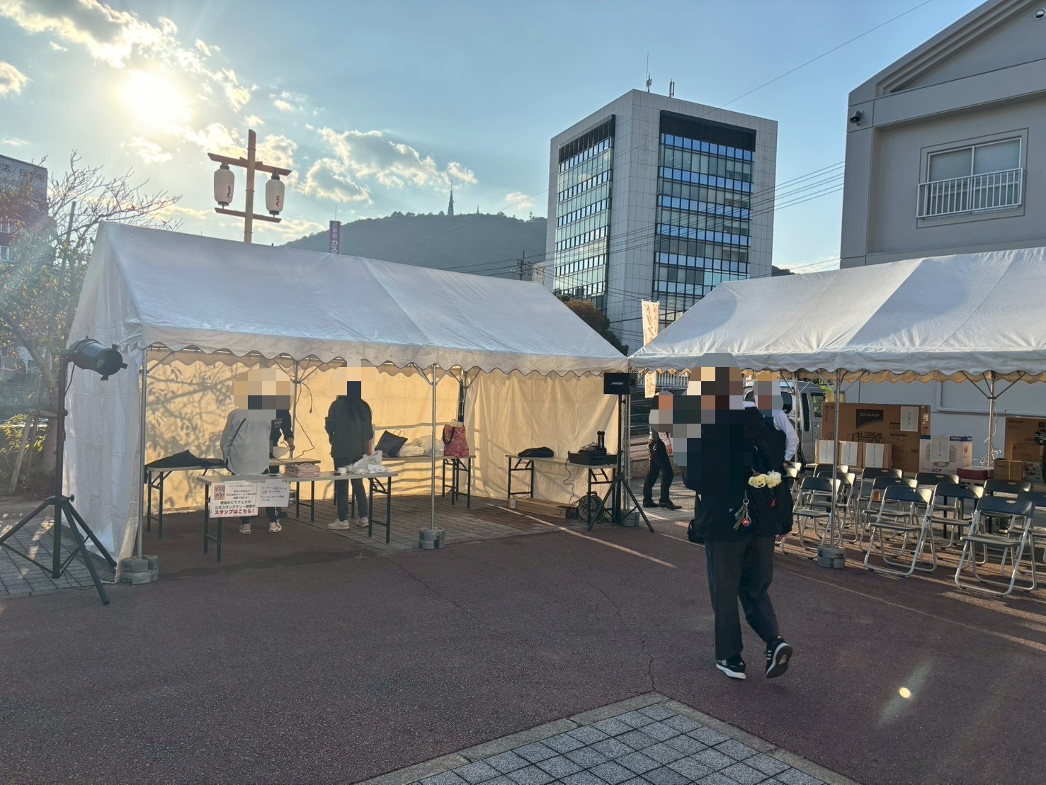 両国橋交番付近 こども交通公園西側。
ドリンクラリーは11月1日のみ実施。
スタンプは2日目も設置。