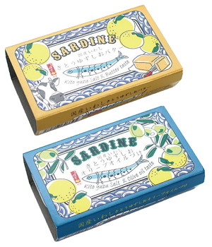 国産いわし きとうゆずしおバター（100g）
国産いわし きとうゆずしおオリーブオイルづけ（100g）