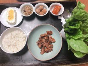 夕食