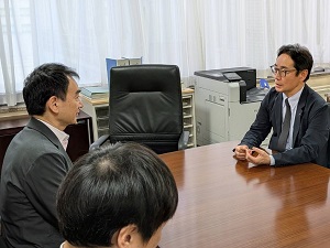 面会 坂 勝浩 農林水産省消費・安全局長の画像01