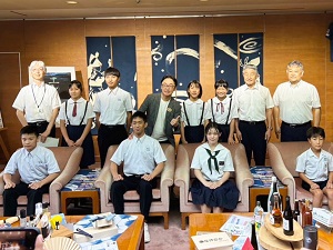 面会 徳島県剣道道場連盟 徳島県選手団(第59回全国道場少年剣道大会(団体戦)及び全国道場少年剣道選手権大会(個人戦)出場) 他の画像01