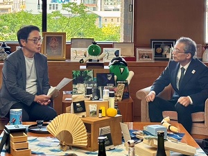 面会 吉田 健一郎 経済産業省四国経済産業局長 他の画像01