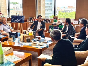面会 後藤政郎 本州四国連絡高速道路(株)代表取締役社長 他の画像01