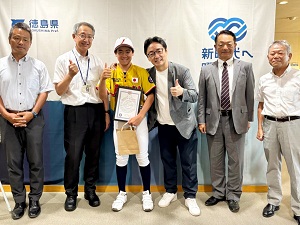 面会 徳島東リトルシニア 中野太丞 選手(2025カル・リプケンワールドシリーズ出場報告) 他の画像01