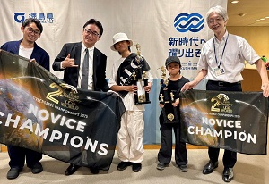 面会 徳島中学校 佐竹 央二郎 選手、生光学園小学校 佐竹 奏志郎 選手(UDO STREET DANCE WORLD CHAMPIONSHIPS ソロ部門 優勝報告) 他の画像01