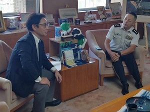 面会 遠藤 充 陸上自衛隊中部方面総監 他の画像01