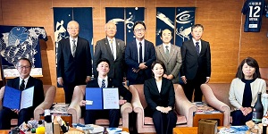 面会 JICA海外協力隊派遣隊員 枡富 明氏、藤目海斗氏、吉田裕美氏の画像01