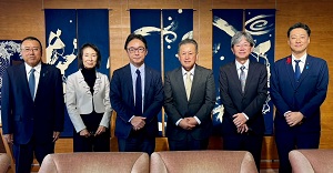 面会 橋口資生 徳島海部生コンクリート協同組合理事長 他の画像01