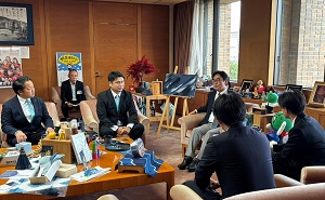 面会 阿部哲也 (一社)徳島青年会議所理事長 他の画像01