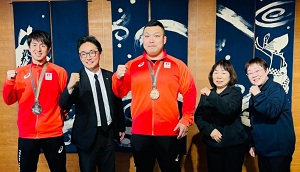 面会 東京2025デフリンピック日本代表 西 大輔 選手、曾我部 健 選手 他の画像01