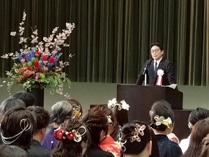 徳島県立総合看護学校卒業式の画像01