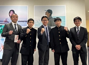 面会 池田高等学校 レスリング部(風間杯第69回全国高等学校選抜レスリング大会出場報告)の画像01