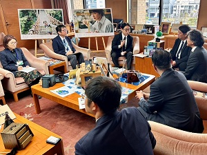 面会 原 良道 三井物産(株)四国支社長 他の画像01