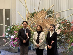 草月流創流100周年記念徳島県支部いけばな展の画像01