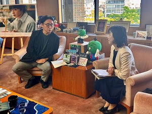 面会 鳴川幸恵 徳島県高等学校野球連盟会長の画像01