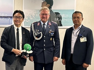 面会 ラルフ・ペルジケ ドイツ連邦共和国大使館付武官 他の画像01
