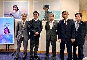 面会 森 俊明 徳島県医師会会長、田山正伸 同副会長、吉岡一夫 同副会長、本藤秀樹 同副会長 他のがぞ01