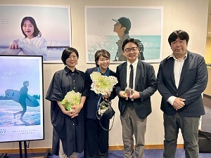 面会 齋藤 由佳子 JIEN共同代表、植本修子 (株)ハレとケデザイン舎代表取締役、井上雅史 井上味噌醤油(株)代表取締役の画像01