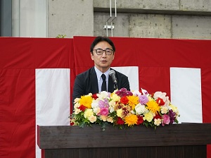 (株)明和クリーン 一般・産業廃棄物焼却施設建設工事火入れ式 みよし広域環境センター「みよクル」竣工式の画像01