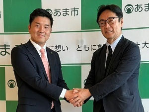 面会 八島堅志 あま市長の画像01