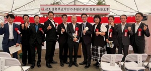 徳島県立学びの多様化学校(仮称)新築工事安全祈願祭・起工式の画像01